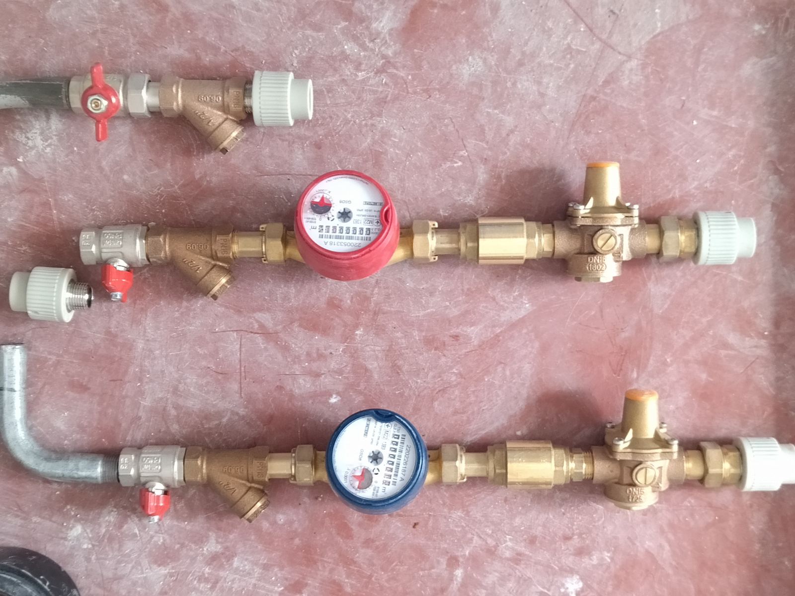 Штуцера к счетчику воды B-Meters