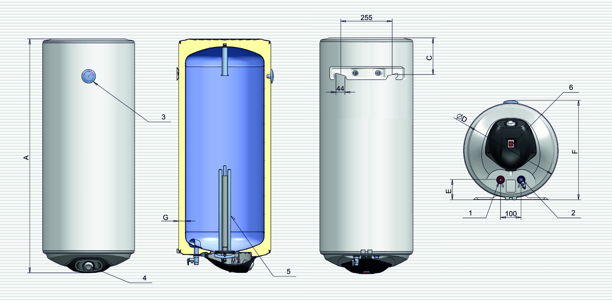Eldom Eureka 150  2x1.0 kW  WV15046D